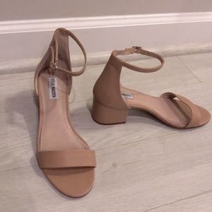 Steve Madden Nude Block Heels